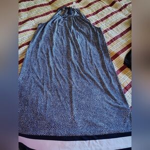 Michael Kors Black and White Maxi Skirt